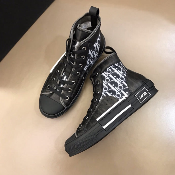 Black Dior high top shoes 2