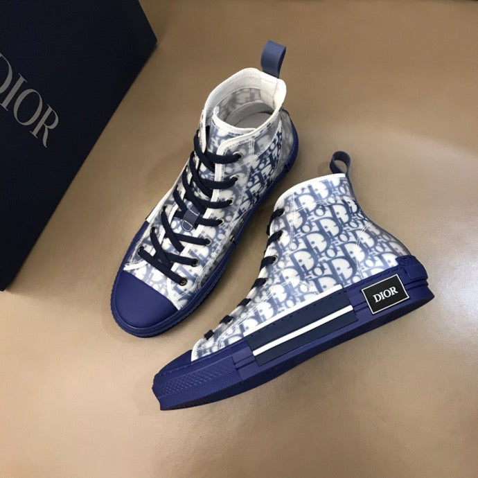 blue Dior shoes high top